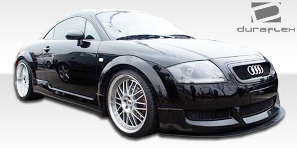 2000-2006 Audi TT 8N RS4 Front Lip Under Spoiler Air Dam, Fiberglass - view 3