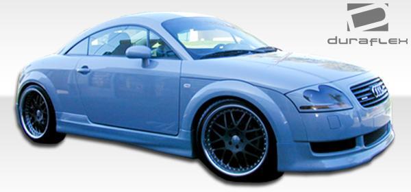 2000-2006 Audi TT 8N RS4 Front Lip Under Spoiler Air Dam, Fiberglass - view 4