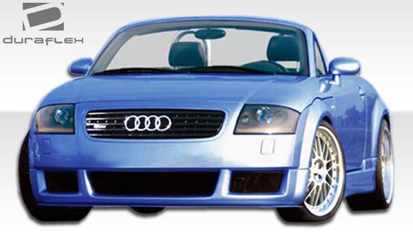 2000-2006 Audi TT 8N RS4 Front Lip Under Spoiler Air Dam, Fiberglass - view 5