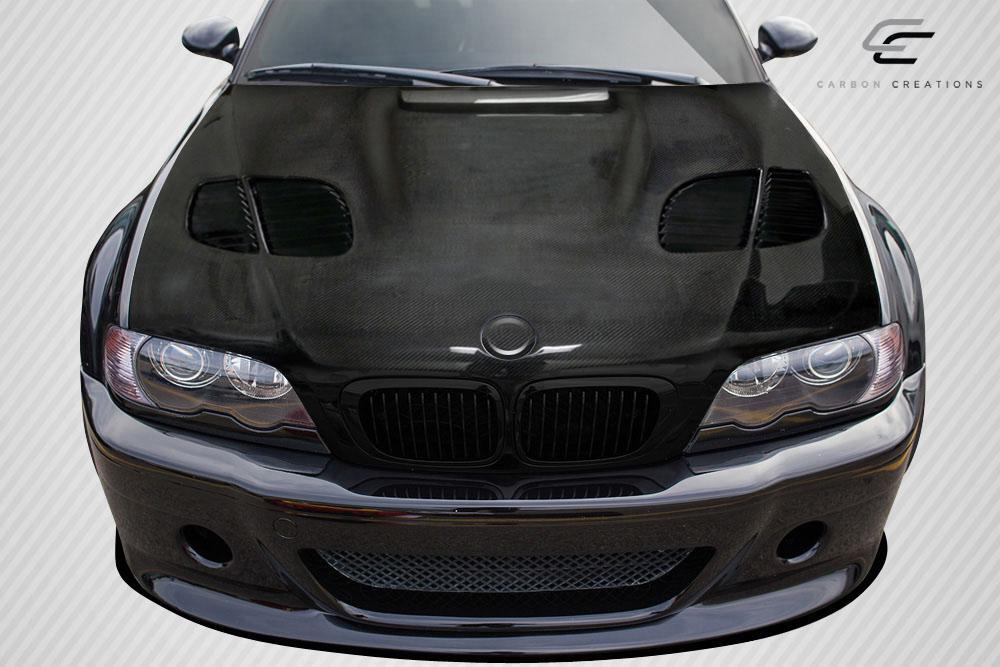 2000-2006 BMW 3 Series E46 2DR GTR Hood, Carbon Fiber - view 2