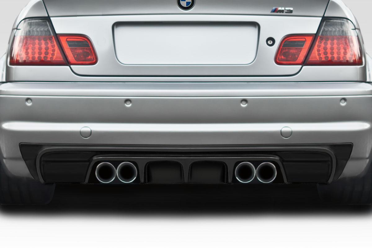 2000-2006 BMW 3 Series M3 E46 2DR GT Tune Rear Diffuser, Fiberglass - view 1