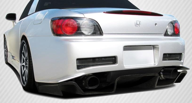 2000-2009 Honda S2000 SP-N Rear Diffuser, Carbon Fiber - view 1