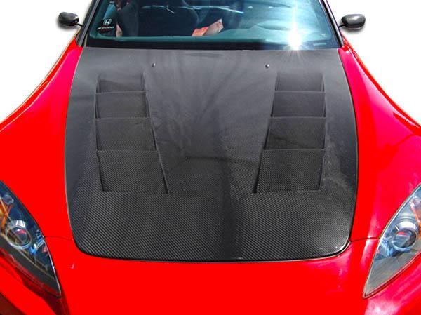 2000-2009 Honda S2000 TS-1 Hood, Carbon Fiber - view 1