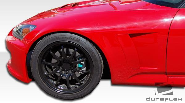2000-2009 Honda S2000 A-Sport Front Fenders (+25mm), Fiberglass - view 5