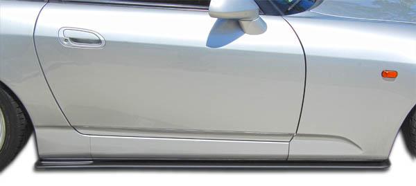 2000-2009 Honda S2000 A-Sport Side Skirt Splitters, Fiberglass - view 1