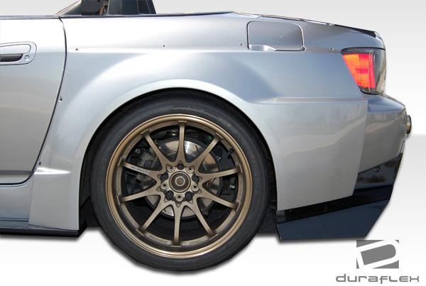 2000-2009 Honda S2000 AM-S Wide Body Rear Fender Flares, Fiberglass - view 2