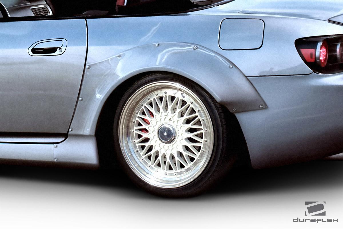 2000-2009 Honda S2000 Circuit Rear Fender Flares, Fiberglass - view 2