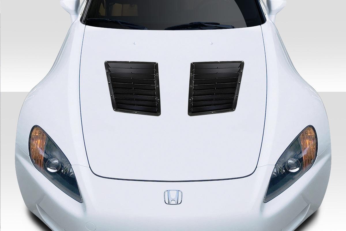 2000-2009 Honda S2000 GT1 Hood Vents, Fiberglass - view 1