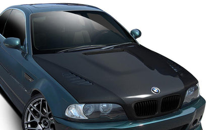 2001-2006 BMW M3 E46 Carbon AF-2 Hood, Carbon Fiber - view 1