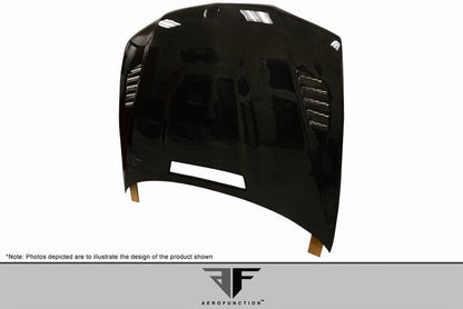 2001-2006 BMW M3 E46 Carbon AF-2 Hood, Carbon Fiber - view 3