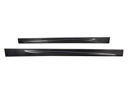2001-2006 BMW M3 E46 1M Look Side Skirt Rocker Panels, Carbon Fiber - view 2