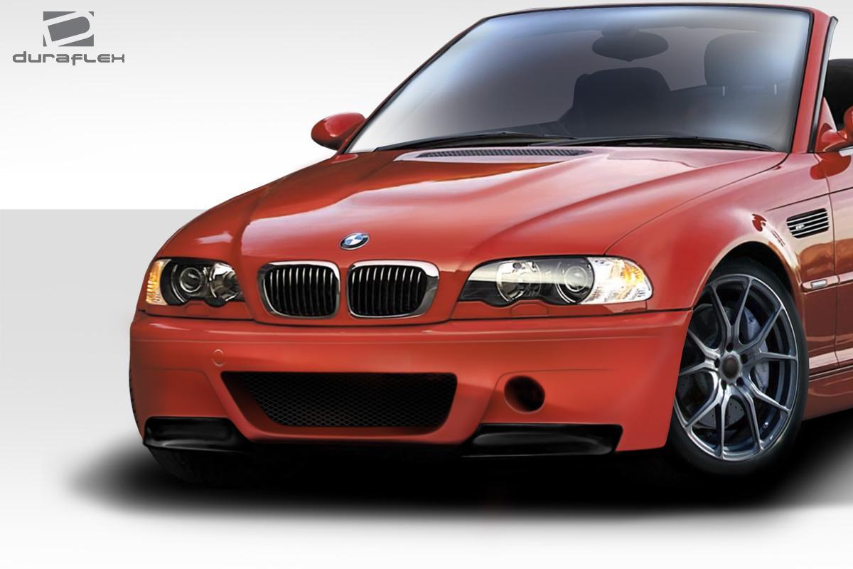 2001-2006 BMW M3 E46 Convertible 2DR CSL Look Front Bumper Cover - view 2