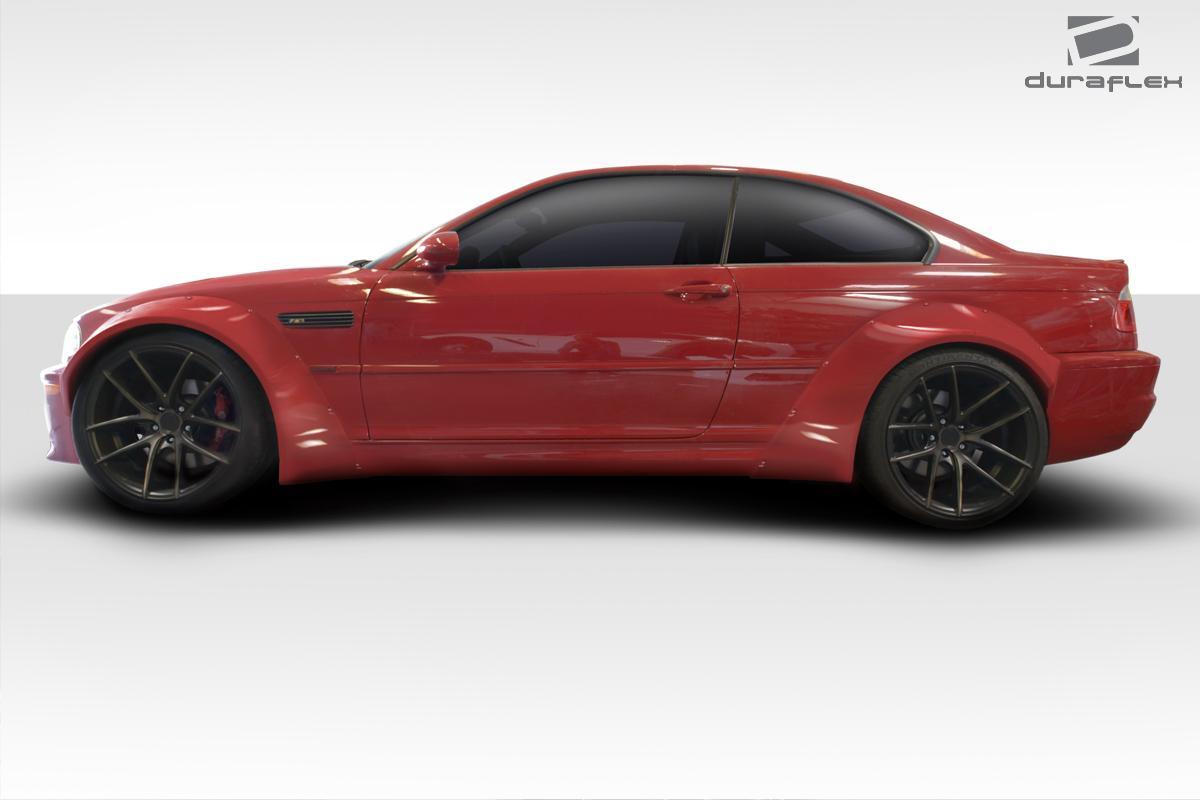 2001-2006 BMW M3 E46 Circuit 50mm Fender Flares Kit, Fiberglass - view 2