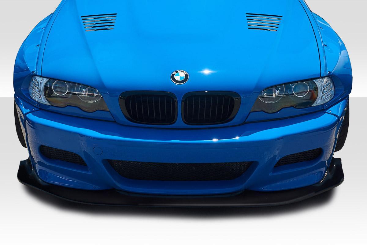 2001-2006 BMW M3 E46 Circuit Front Lip Spoiler, Fiberglass - view 1