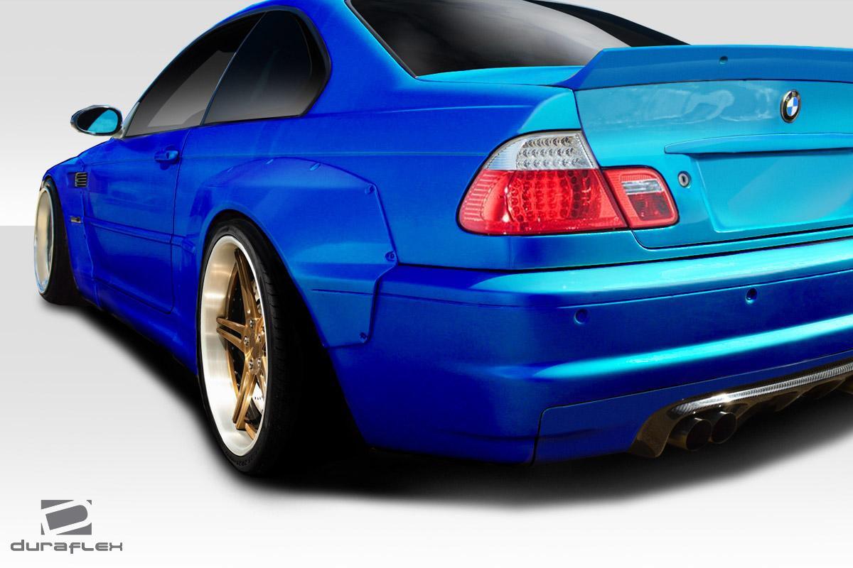 2001-2006 BMW M3 E46 Circuit Rear Fender Flares, Fiberglass - view 2