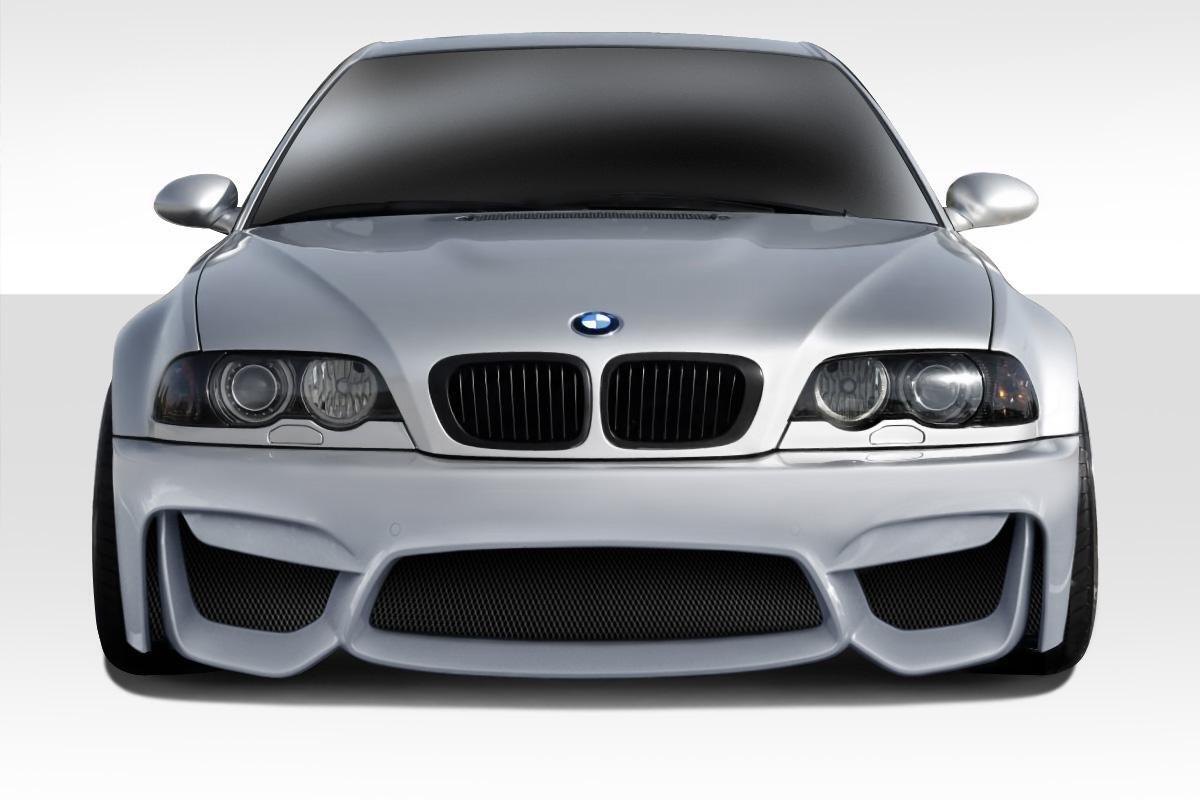 2001-2006 BMW M3 E46 M4 Look Front Bumper - 1 -piece, Fiberglass - view 1