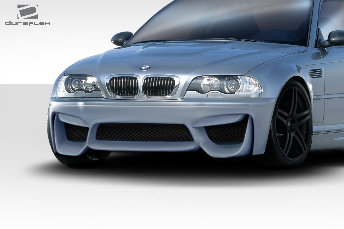 2001-2006 BMW M3 E46 M4 Look Front Bumper - 1 -piece, Fiberglass - view 2