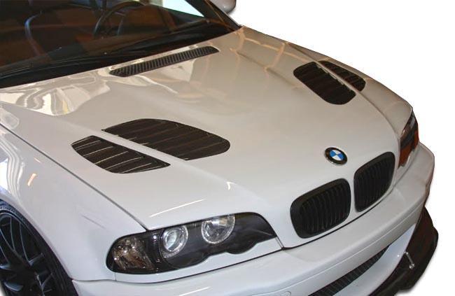 2001-2006 BMW M3 E46 E46 2DR GTR Look Hood, Fiberglass - view 1