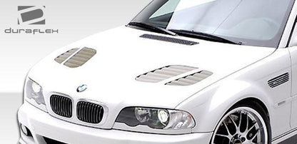 2001-2006 BMW M3 E46 E46 2DR GTR Look Hood, Fiberglass - view 4