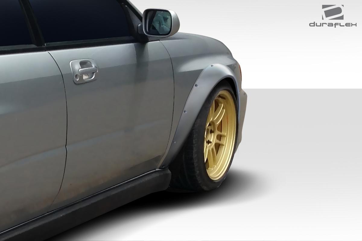 2002-2003 Subaru Impreza WRX 4DR Race Front Fender Flares, Fiberglass - view 2