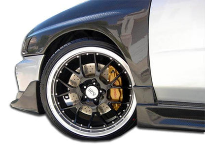 2002-2003 Subaru Impreza WRX STI OEM Look Fenders, Carbon Fiber - view 1