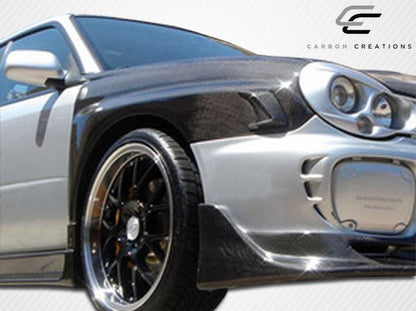 2002-2003 Subaru Impreza WRX STI OEM Look Fenders, Carbon Fiber - view 2
