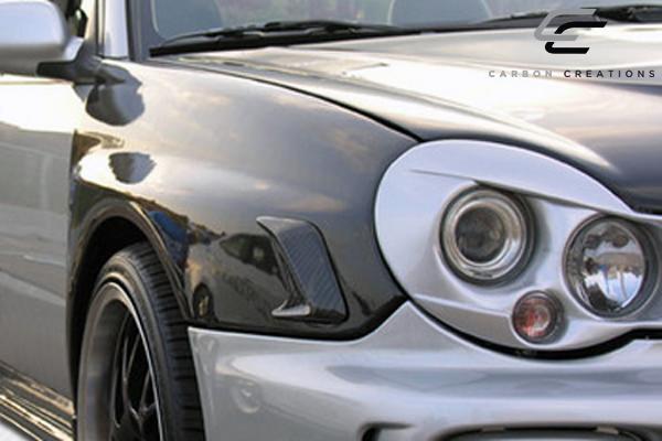 2002-2003 Subaru Impreza WRX STI OEM Look Fenders, Carbon Fiber - view 4