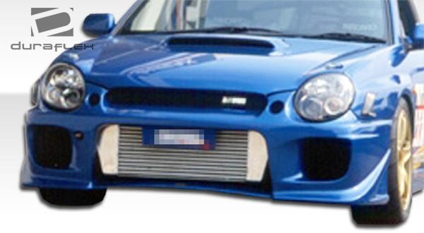 2002-2003 Subaru Impreza WRX STI Zero Front Bumper Cover, Fiberglass - view 2