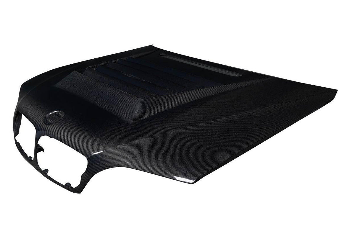 2002-2005 BMW 3 Series E46 4DR D-1 Hood, Carbon Fiber - view 3