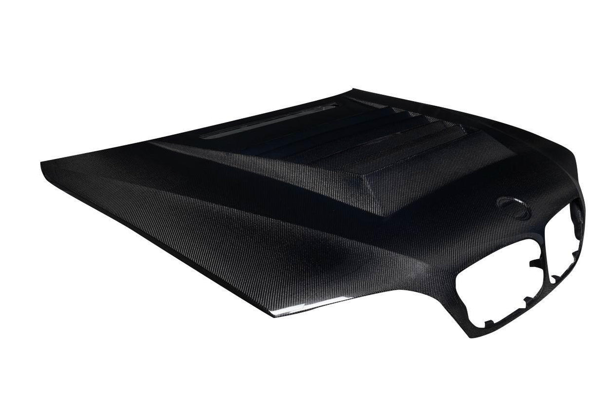2002-2005 BMW 3 Series E46 4DR D-1 Hood, Carbon Fiber - view 4