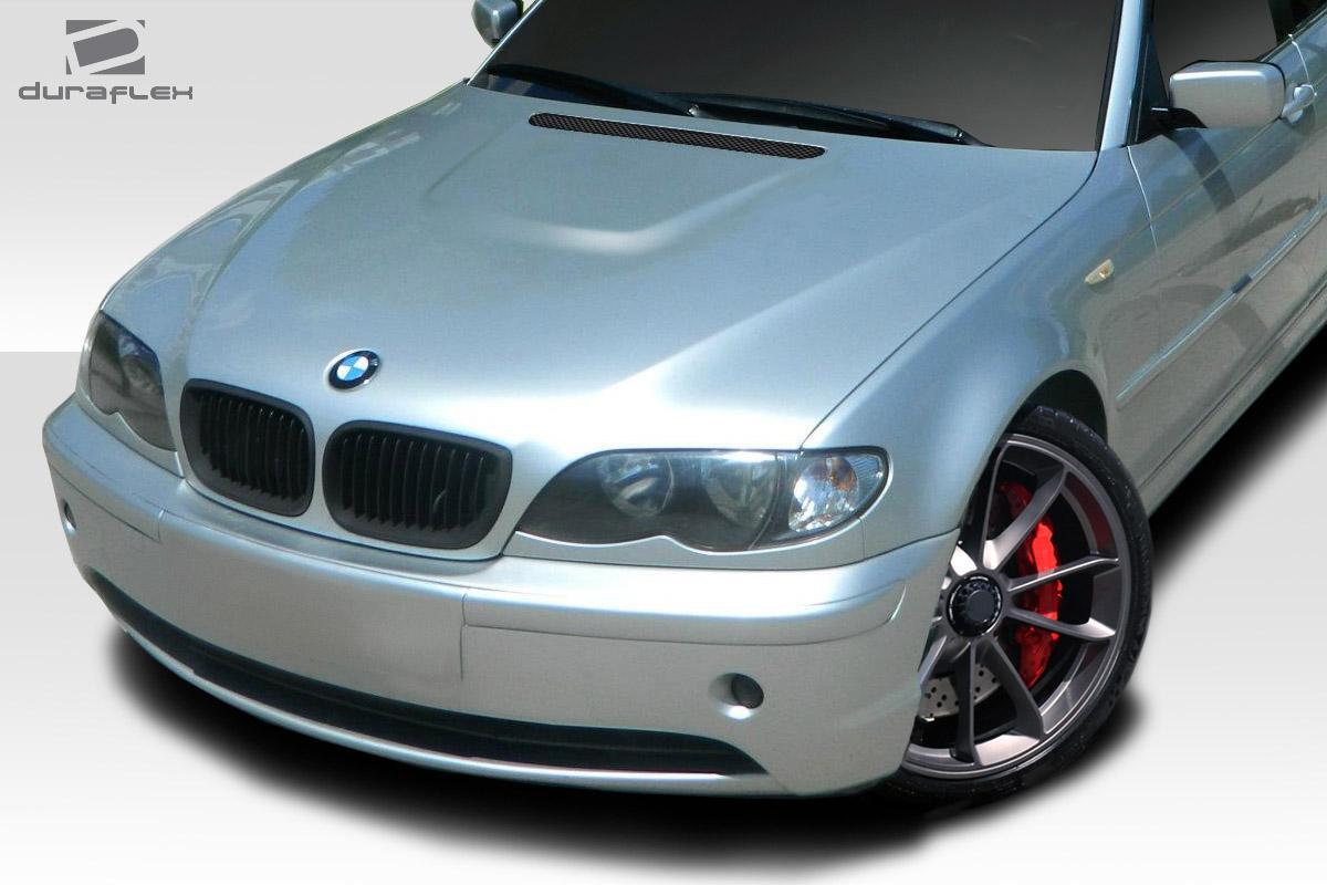 2002-2005 BMW 3 Series E46 4DR M3 Look Hood, Fiberglass - view 2