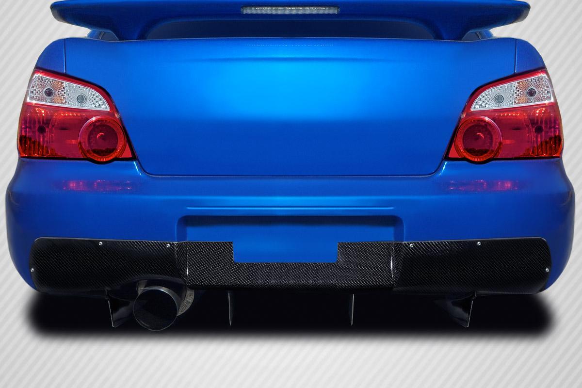 2002-2007 Subaru Impreza WRX STI 4DR MTS Rear Diffuser, Carbon Fiber - view 1