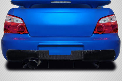 2002-2007 Subaru Impreza WRX STI 4DR MTS Rear Diffuser, Carbon Fiber - view 1