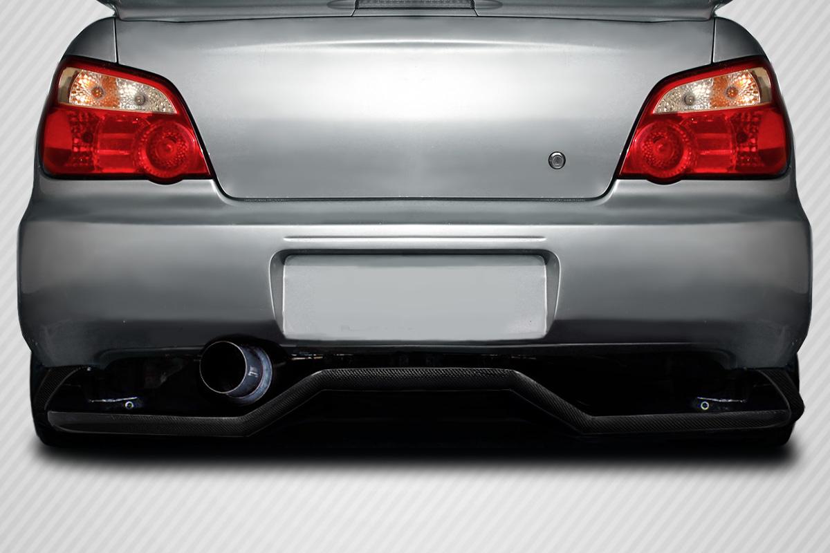 2002-2007 Subaru Impreza WRX STI 4DR VTX Rear Diffuser, Carbon Fiber - view 1
