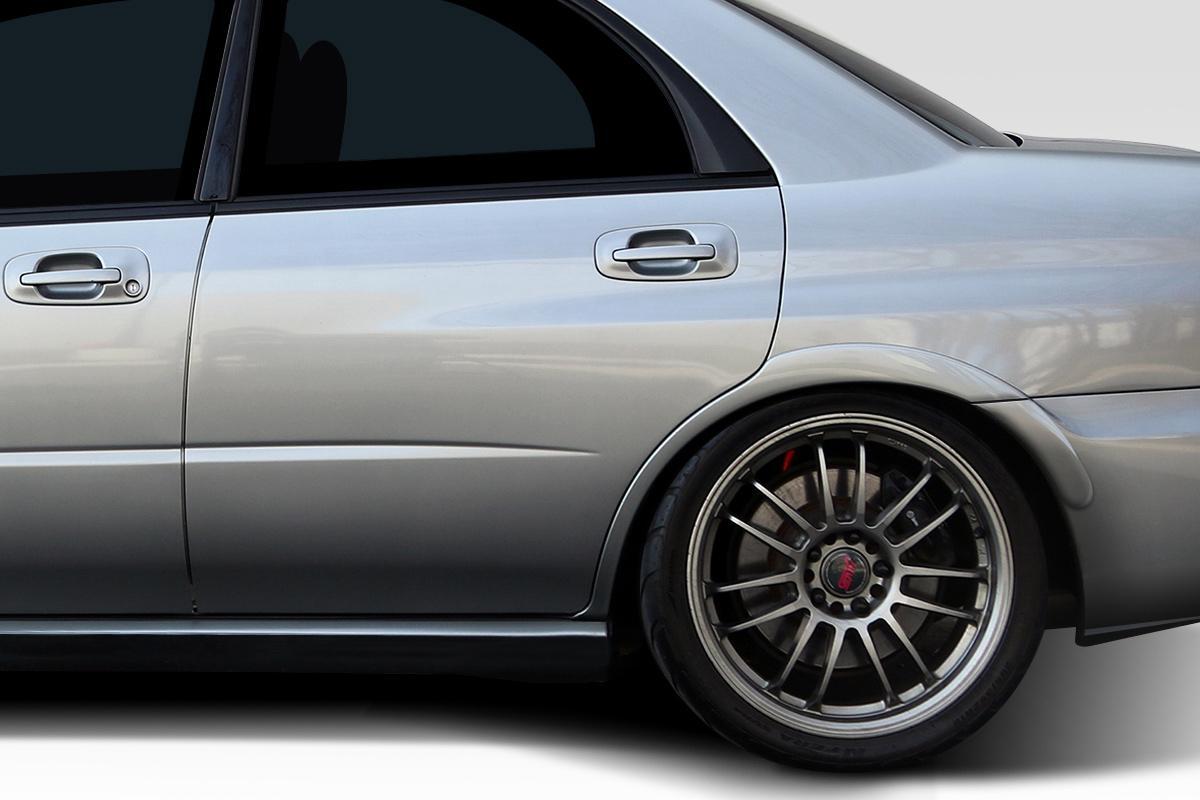 2002-2007 Subaru Impreza WRX STI 4DR STI Look Rear Fender Flares - view 2
