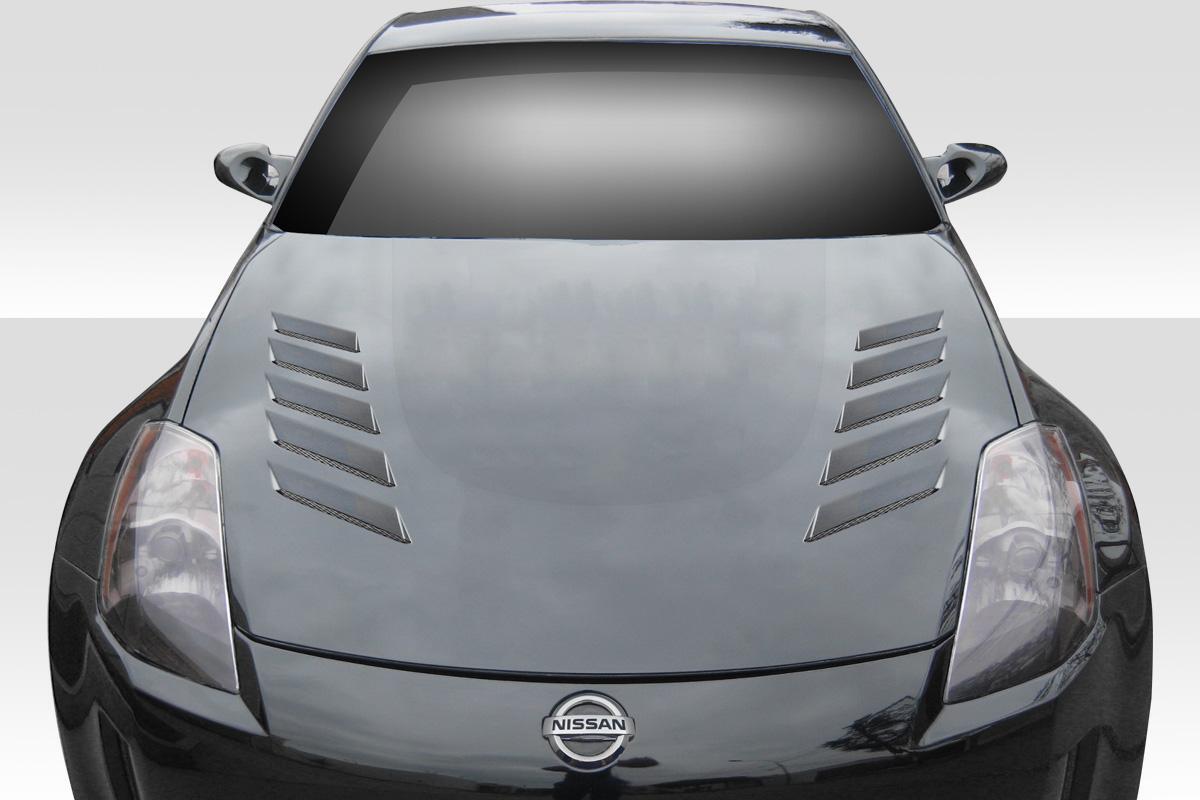 2003-2006 Nissan 350Z Z33 TS-2 Hood, Fiberglass - view 1