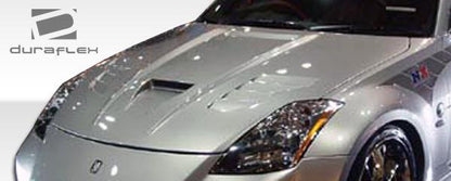 2003-2006 Nissan 350Z Z33 Vader Hood, Fiberglass - view 3