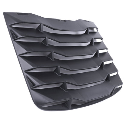 2003-2008 Nissan 350Z LV Rear Window Louvers, Matte Black