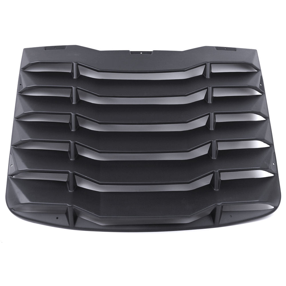 2003-2008 Nissan 350Z LV Rear Window Louvers, Matte Black - view 2