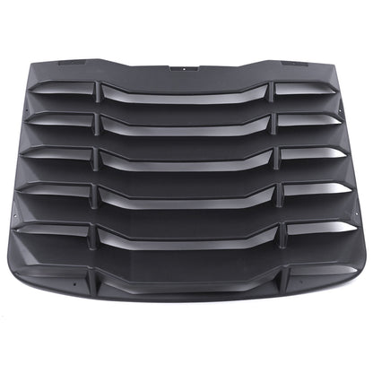 2003-2008 Nissan 350Z LV Rear Window Louvers, Matte Black - view 2