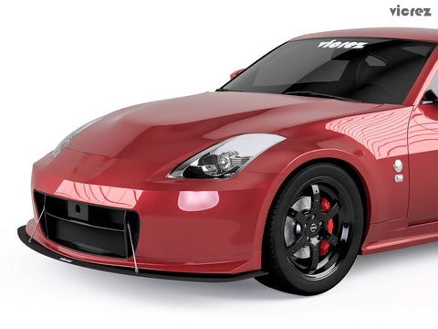 2003-2008 Nissan 350z Nismo V2 Front Bumper Lip Splitter