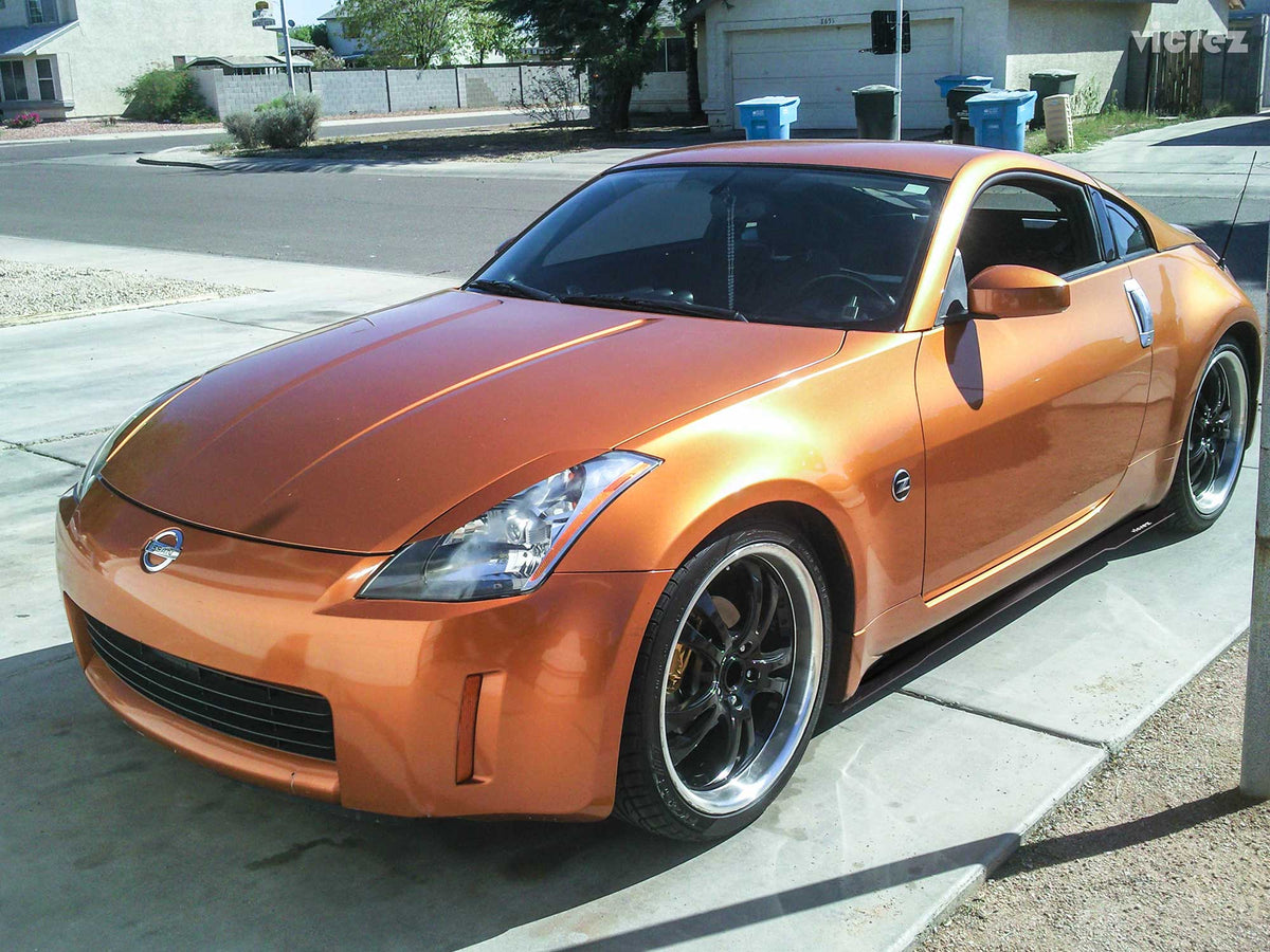 2003-2008 Nissan 350Z Side Skirt Splitters, 2-Piece Modular - view 5