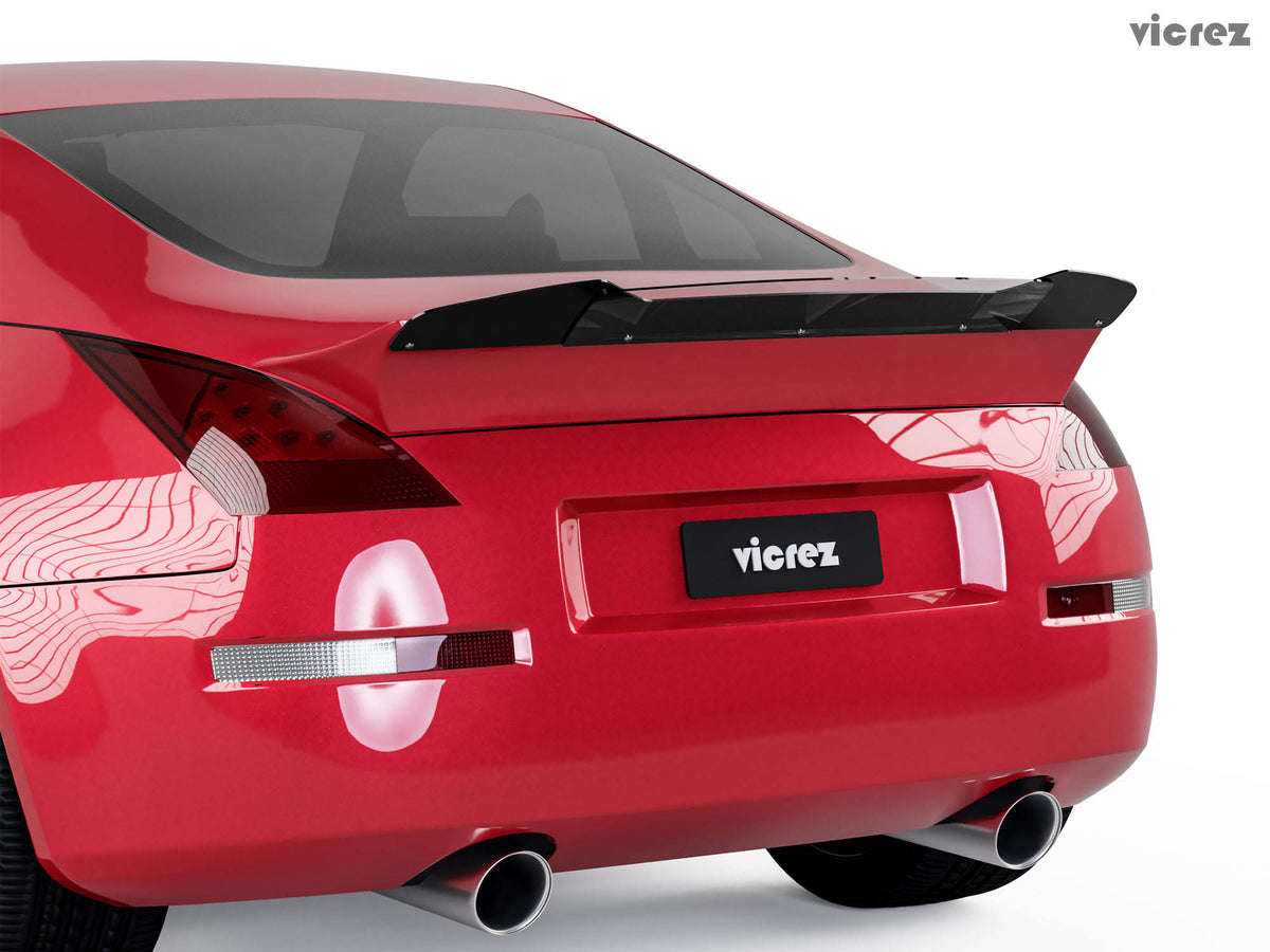 2003-2008 Nissan 350Z V3R Wicker Bill for Ducktail Spoiler - view 4