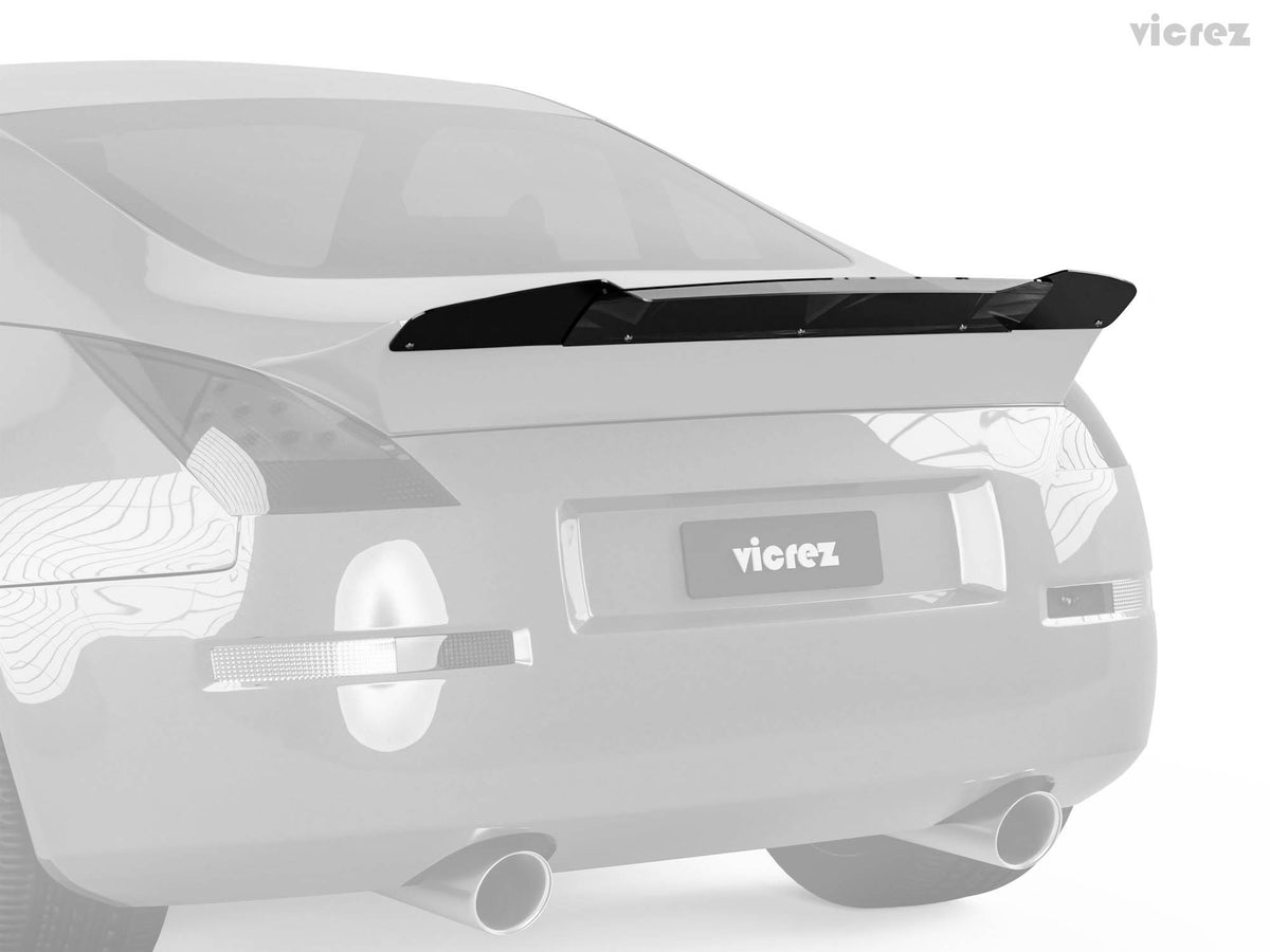 2003-2008 Nissan 350Z V3R Wicker Bill for Ducktail Spoiler - view 5