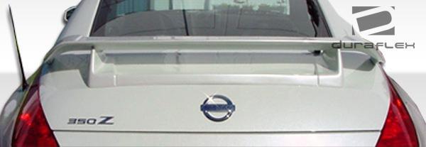 2003-2008 Nissan 350Z Z33 2DR Coupe N-1 Wing Trunk Lid Spoiler - view 3