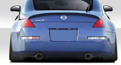 2003-2008 Nissan 350Z Z33 2DR Coupe V-Speed Wing Trunk Lid Spoiler - view 1