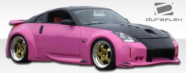 2003-2008 Nissan 350Z Z33 2DR Vader 3 Wide Body Kit, Fiberglass - view 9