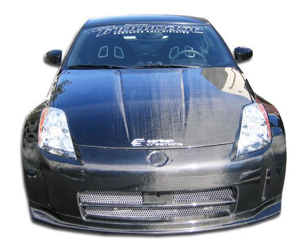 2003-2008 Nissan 350Z Z33 N-1 Front Bumper Cover, Carbon Fiber - view 1