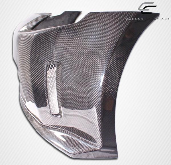 2003-2008 Nissan 350Z Z33 N-1 Front Bumper Cover, Carbon Fiber - view 4