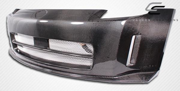 2003-2008 Nissan 350Z Z33 N-1 Front Bumper Cover, Carbon Fiber - view 5